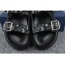 Dior Aqua Sandal Beige Black Dior Oblique Jacquard