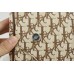 Dior Oblique Jacquard Saddle Bag Brown