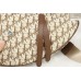 Dior Oblique Jacquard Saddle Bag Brown