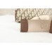 Dior Oblique Jacquard Saddle Bag Brown