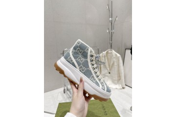 Gucci GG Canvas High top sneaker Blue