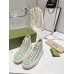 Gucci Green GG Canvas high top sneaker