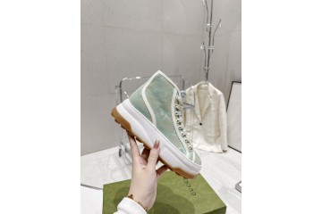 Gucci Green GG Canvas high top sneaker