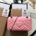 Gucci Marmont Shoulder Bag GG Small Pastel Pink
