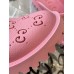 Gucci slip-on sandal Pink perforated GG rubber