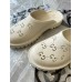 Gucci slip-on sandal White perforated GG rubber