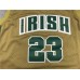 James Irish basketball jersey 23 Yellow