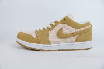 Air Jordan 1 Low SE Twine Orange Quartz Corduroy