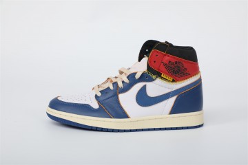 GD Jordan 1 Retro High Union Los Angeles Blue Toe