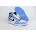GD Jordan 1 Retro High White University Blue Black
