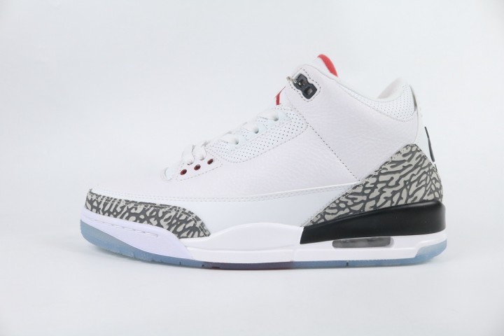 Jordan 3 Retro Free Throw Line White Cement