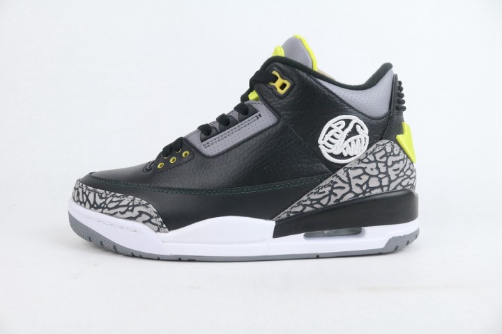 Jordan 3 Retro Oregon Ducks Pit Crew Black