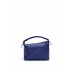 LOEWE Puzzle Edge Bag In Satin Calfskin Small Deep Purple Glaze