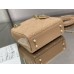Lady Dior Apricot Cannage Embroidery