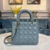 Lady Dior Cannage Lambskin Cloud Blue
