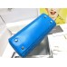 Lady Dior Gradient Color Bead Cannage Embroidery Blue