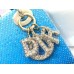 Lady Dior Gradient Color Bead Cannage Embroidery Blue
