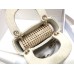 Lady Dior Mini Square Crystal Embroidery White