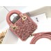 Lady Dior Mini Square Crystal Embroidery