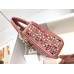 Lady Dior Mini Square Crystal Embroidery
