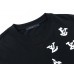 Louis Vuitton Character Letter Printed T-shirt Black