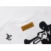 Louis Vuitton Character Letter Printed T-shirt White