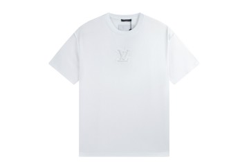 Louis Vuitton Embossed LV T-Shirt Blanc Optique White