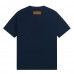 Louis Vuitton Embossed LV T-Shirt Dark Blue