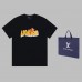 Louis Vuitton L.Vuitton Logo Embroidered T-shirt Black