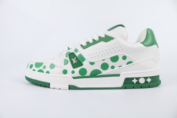 Louis Vuitton LV Trainer Yayoi Kusama Green White