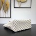 Louis Vuitton Neverfull Damier Azur GM Rose Ballerina Lining