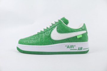Louis Vuitton Nike Air Force 1 Low By Virgil Abloh White Green