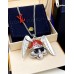 Louis vuitton Monogram World Rabbit Necklace