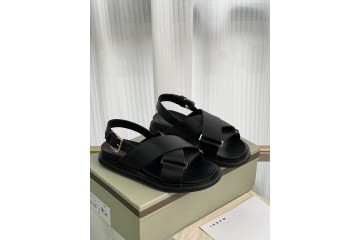 Marni Fussbett Sandals Black