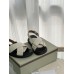 Marni Fussbett Sandals Silk White