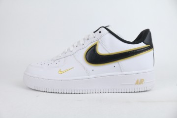 Nike Air Force 1 Low '07 LV8 Double Swoosh White Metallic Gold