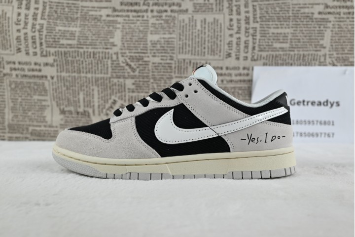 Nike Dunk Low Retro Black White Grey