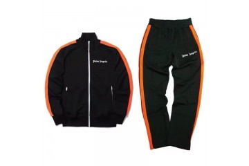 Palm Angels Track Jacket Black Orange