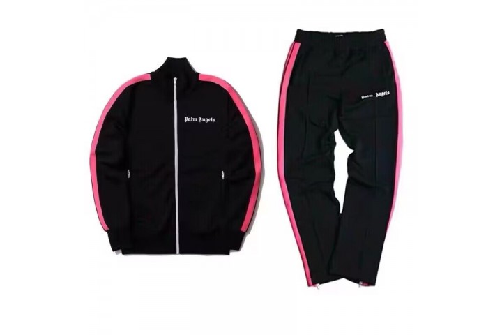 Palm Angels Track Jacket Black Rose