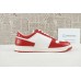 Prada Downtown Low Top Sneakers Leather White Red