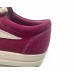 Rick Owens EDFU Vintage Sneaks Velour Suede Hot Pink Milk White