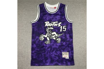 Vince Carter Toronto Raptors 15 Galaxy Hardwood Classics Jersey